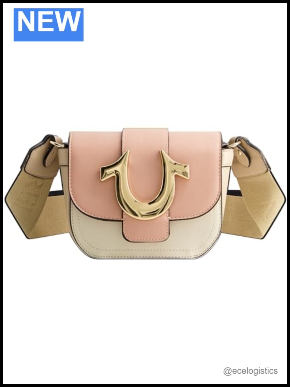 Women's Crossbody Bag Mini Flap Adjustable Shoulder Handbag Purse Horseshoe